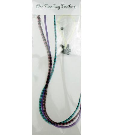 Real Feather Hair Extensions - Cupcake (Set of 3) - Buy Online on GoSupps.com