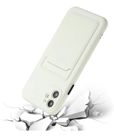 Ultra Thin Shockproof Silicone Case for Xiaomi Redmi 10A - Tivenfezk Nadoli Wallet Cover with Credit Card Holder - White TPU Protective Mobile Phone Case - Buy Online on GoSupps.com