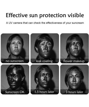 BVSPA Smart Sunscreen Camera Skin Care Sunscreen Mini Reminder Sunburn Control Device Color - Buy Online on GoSupps.com