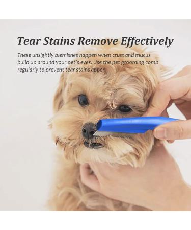 Zenvaly Flea Comb & Tear Stain Remover for Cats & Dogs | Lice & Dirt Comb | Green Pet Grooming Tool - Buy Online on GoSupps.com