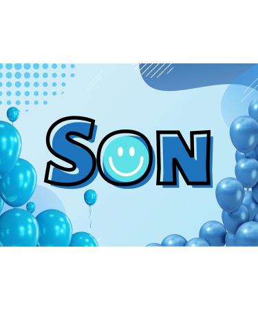Generic Son personalised sweet box |Son| special son| Son birthday |son gift| |Son birthday| Son birthday card sweets | Blue - Buy Online on GoSupps.com