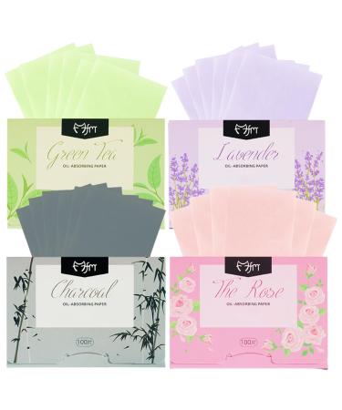 WHYCNJL 400 Sheets Oil Absorbent Paper Wipes Absorb Sebum Oil Control Paper Natural Fabrics Film Care Control Women Men