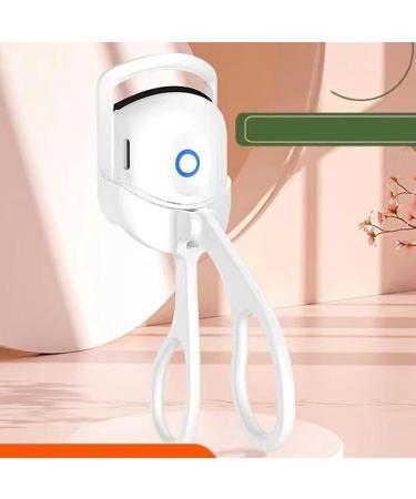 Yagosodee Heated Eyelash Curler with Comb Heated Eyelash Curler Electric Eyelash Curlers Rechargeable Eye Lash Curler with Eyelash Comb 2 Heating Modes Quick Curling Eye Lashes White - Buy Online on GoSupps.com