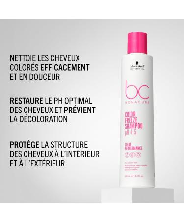 Schwarzkopf - BC Bonacure Color Freeze Shampoo - Capacity: 250ml - Buy Online on GoSupps.com