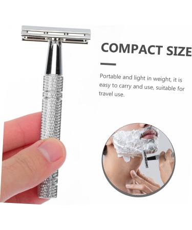 Ipetboom Double-Edge Beard Shaver & Women's Face Shaving Cutter - Vintage Aluminum Clippers for Eyebrow Shaping - Buy Online on GoSupps.com