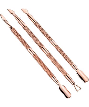 SCUDGOOD Durable Pedicure Manicure Tools For Fingernails Toenails Cuticle & Nail Care Set Stainless Steel Cuticle Pusher Spoon S Nail Cuticle Pusher Dual-end Cuticle Pusher - Buy Online on GoSupps.com