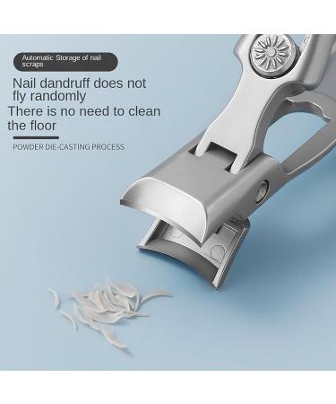 Cumuul Nail Clipper Set - Ultra Sharp Stainless Steel Toenail Clippers with Catcher for Seniors | Heavy Duty Thick Toenail Clippers (Silver - Buy Online on GoSupps.com