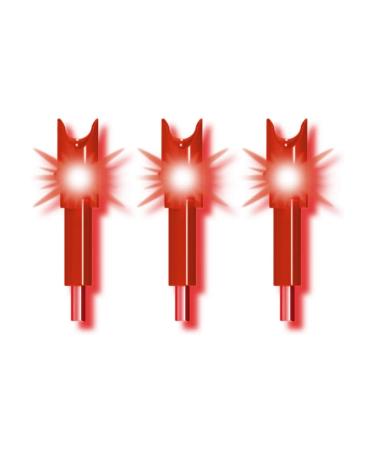 TenPoint Alpha-Brite Lighted Crossbow Nock, Red - Pack of 3 - For Use with Most TenPoint, Wicked Ridge & Horton Innovations Crossbows (Does Not Include Nitro 505)