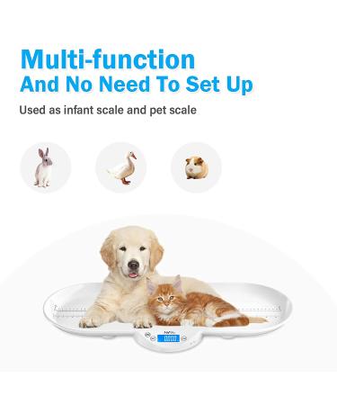 Accurate Baby & Pet Scale - Digital Weighing Scale for Infants, Toddlers & Animals with Hold Function | Precise آ±0.1oz - Buy Online on GoSupps.com