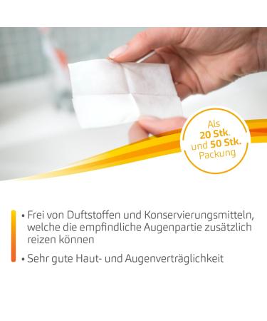 Buy POSIFORLID Eyelid Hygiene Wipes - Pre-Moistened Sterile Wipes for Clean Eyes - 50 Pieces Affordable International Shipping - Buy Online on GoSupps.com