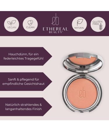 Ethereal Beauty Peach Dream Mineral Veil Blush - Vegan Ultra-Fine Rouge Powder for Radiant Complexion - 5G Pack - Buy Online on GoSupps.com