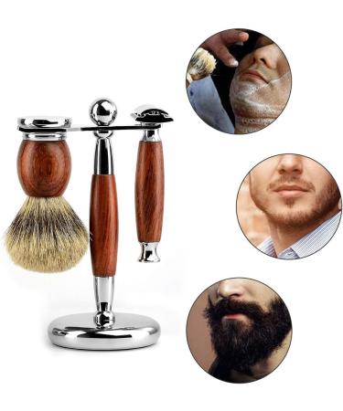 BUIDI Men s Manual Shaving Set | Beard Cleaning Brush Razor & Grooming Tools | Perfect Grooming Kit for Men - Buy Online on GoSupps.com