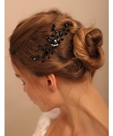 Deniferymakeup Rhinestone Teardrop Hair Comb - Bridal Hair Accessory for Women - Crystal Headpiece for Parties - Buy Online on GoSupps.com