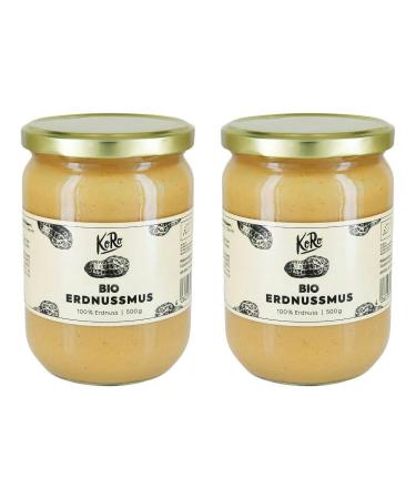 KoRo - Pur e de cacahu te bio 2 x 500 g - Qualit bio - Sans additifs - Dans un lot pratique de deux 500 g (Lot de 2)