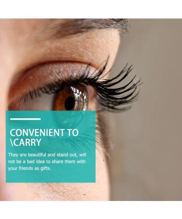 FRCOLOR 10 Pairs of False Eyelashes Fluffy Pesta as Postizas Natural Artificial Eyelashes Long Black Thick Eyelashes Magnetic Eyelashes Natural Look 3D Adhesive Form Chemical Fibre - Buy Online on GoSupps.com