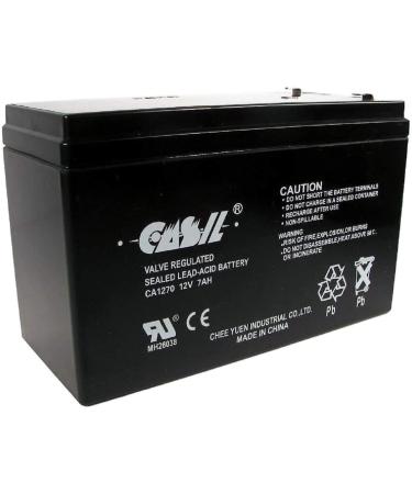 CASIL 12V 7AH CA1270 First Alert ADT Alarm Battery