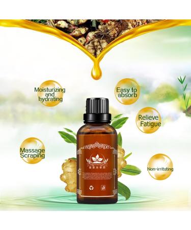 Buy 2 PCS Ginger Oil - Natural Massage Oil for Lymphatic Drainage & Skin Care (30ML) - International Shipping - Buy Online on GoSupps.com