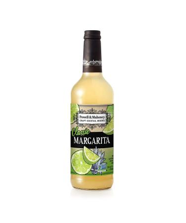 Powell & Mahoney Craft Cocktail Mixers - Classic Margarita - NA Cocktail Mix - Free from Artificial Sweeteners and Flavors - 25.36 oz - Non-GMO Original