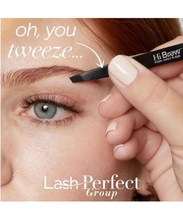 Hi Brow Titanium Tweezers with Comb for Precision Hair Removal - Buy Online on GoSupps.com