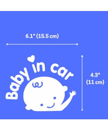 3-Pack Baby on Board Stickers for Car - Baby in Car Warning Decals - Buy Online on GoSupps.com