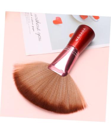 FOMIYES Neck Duster Brush | Large Powder & Highlighter Makeup Brush for Professionals | Ideal for Face Powder Blush & Hair Cutting | 20x4x16cm Brown - Buy Online on GoSupps.com