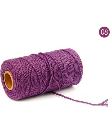 Amosfun 4 Rolle DIY Handicraft Wickelsil Macrame Accessories - Natural Cooking Yarn & Knitting Cord for Tinkering - 10x5cm - Buy Online on GoSupps.com
