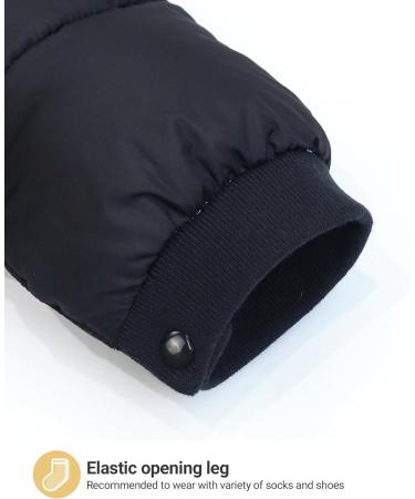 Baby Boys Girls Winter Snowsuit Hooded Romper | Cotton Onesie Jacket | Black 6-9 Months - Buy Online on GoSupps.com