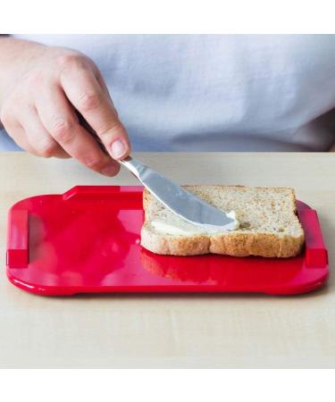 Ornamin 22x17 cm Blue Dining Board | Multi-Use Cutting & Fixing Board for One-Handed Use - Buy Online on GoSupps.com