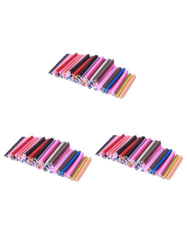 Housoutil 150 Pcs Scrapbooks Nail Art Tips Decoration Scrapbooking Self Made Claycanes Spray Talcum Customizable Diy Nail Art Supplies Scrapbook Book Scatchbook Polymer 3d Manicure