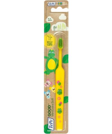 Tepe Good Mini Extra Soft Toothbrush for Children - Eco-Friendly User-Friendly Pack of 2 - Buy Online on GoSupps.com
