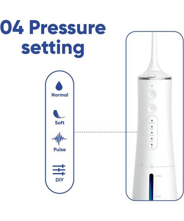 Wellt Water Dental Flosser - Cordless IPX7 Waterproof USB Rechargeable 4 Modes & Jet Tips for Effective Teeth Cleaning - International Shipping Available - Buy Online on GoSupps.com