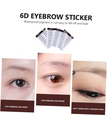 Beavorty 4pcs Eyebrow Stickers Tool Stickers Black Stickers Eyebrow Makeup Eyebrow Stencils 6d Shaper Bionic - Buy Online on GoSupps.com