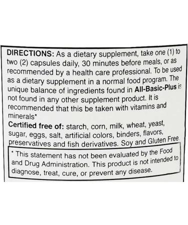 Montiff All Basic Plus Advanced Amino Acid Formula 200 Capsules - Buy Online on GoSupps.com