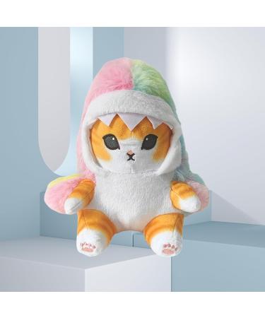 Cute Shark Cat Plush Doll - Soft Stuffed Animal Perfect Pillow for Fans, Lovely Fat Shark Kitten Plushies - Ideal Birthday Gift (Color Shark Cat A) - Buy Online on GoSupps.com