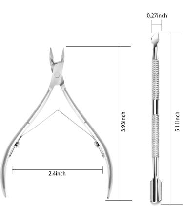Magic Skin Cuticle Pusher Cuticle Nipper Stainless Steel Cuticle Trimmer Cuticle Remover Tool Set for Fingernails and Toenails Pedicure Manicure Tools set - Buy Online on GoSupps.com