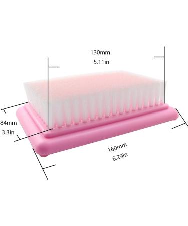 Longdex Felting Mat Brush - Large 16x11x4cm Pink Plastic Wool Embroidery Tool - Buy Online on GoSupps.com