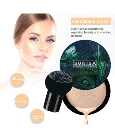 Air Cushion Cc Cream Mushroom Mushroom Foundation Waterproof Moisturising Bb Cream Natural Concealer Makeup Base Primer Even Skin Tone Makeup Base - Buy Online on GoSupps.com