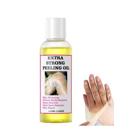 MagiSel Body Peeling Oil Exfoliating Oil 110ml Scrub for Dark Spots Whiten & Soften Callus Removal Brightening Skin Tone