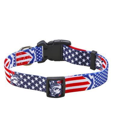 Mihqy dog collar adjustable soft & comfort dog collar Bohemian flowers geometric trunk design for small medium and large dogs (unique US s) s (neck circumference 25-40 cm width 1.5 cm) unique US US