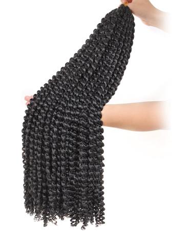 Leeven 30 Inch Passion Twist Crochet Braids Hair for Butterfly Locs - 1 Pack Long Water Wave Crochet Hair | Bohemian Braids 1B# 30 Inch - Buy Online on GoSupps.com
