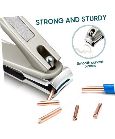 minkissy 360 Rotary Nail No Splash Nail Clip Fingernails Clippers Pedicure Clipper Toenail Cutters Nail Cleaner Tool Fingernail Trimmer Nail Cutters for Nail Tips to Rotate Steel - Buy Online on GoSupps.com