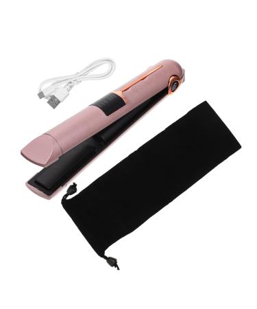 OHPHCALL 4pcs Curling Iron Travel Hair Curler Multifunctional Hair Straightener Pro Tools Abs Golden 21X4X3.5CMx4pcs Rose Goldx4pcs