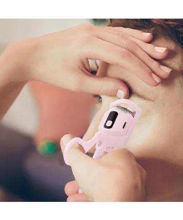 Electric Eyelash Curler - 3 Temperature Modes Eyelash Curling Clip Rechargeable Eye Curler Electric Eyelash Curler with LCD Display 750mAh Battery Lashes Curling Clamp Lash Curling Tool for Women Pink - Buy Online on GoSupps.com