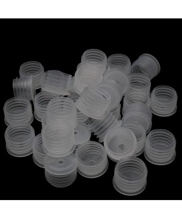 YHXiXi 50PCS 21mm Medical Bottle Adapters Dosing Adaptor Press-in Medicine Bottle Adapter for Syringe, Medicine Bottle Syringe Adapter For Oral Dispensers