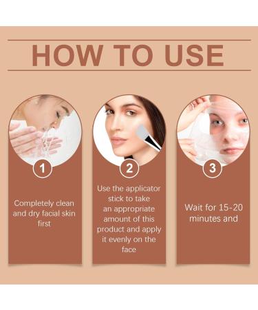 Collagen Face Mask - Peel Off Face Masks - Face Masks Skincare - Face Masks Beauty for Firming - Collagen Hydrating Face Mask - Anti-Aging & Anti-Wrinkle - Buy Online on GoSupps.com