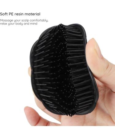 Segbeauty Scalp Massager Shampoo Brush Set - Deep Cleaning Hair & Beard Growth Brush - Pet Grooming Comb - Black - Buy Online on GoSupps.com