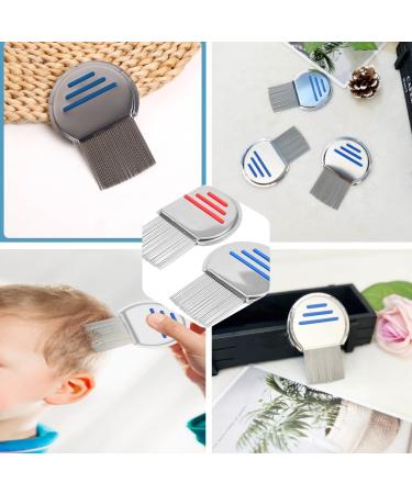 Changyeah 2 Lice Comb - Professional Lizard for Easy Lice & Nits Removal | Safe Metal Comb with Rounded Tips - Buy Online on GoSupps.com
