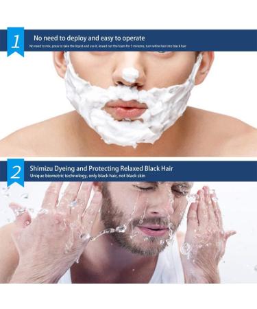 Cuasting Permanent Beard Dye Shampoo for Men - 200ML - Buy Online on GoSupps.com
