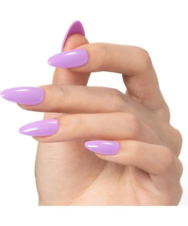 MEGIOR Pastel Purple Gel Nail Polish 15ml Gel Polish 1PCS Soak Off UV LED Nail Gel Polish for Nail Art Manicure Salon DIY Home for Women Girls Nails - Buy Online on GoSupps.com