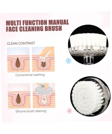 HAPINARY Cleansing Brush Female Facial Brush Facial Scrubber Face Scrubber Face Exfoliator Tool Cleansing Face Brush Skin Brush Women Facial Brush Face Washing Brush Cleansing Powder - Buy Online on GoSupps.com